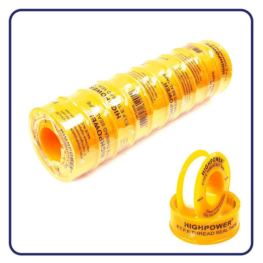 HIGH POWER PTFE Thread Seal Tape Water Plumber Teflon Tape Sink Bib