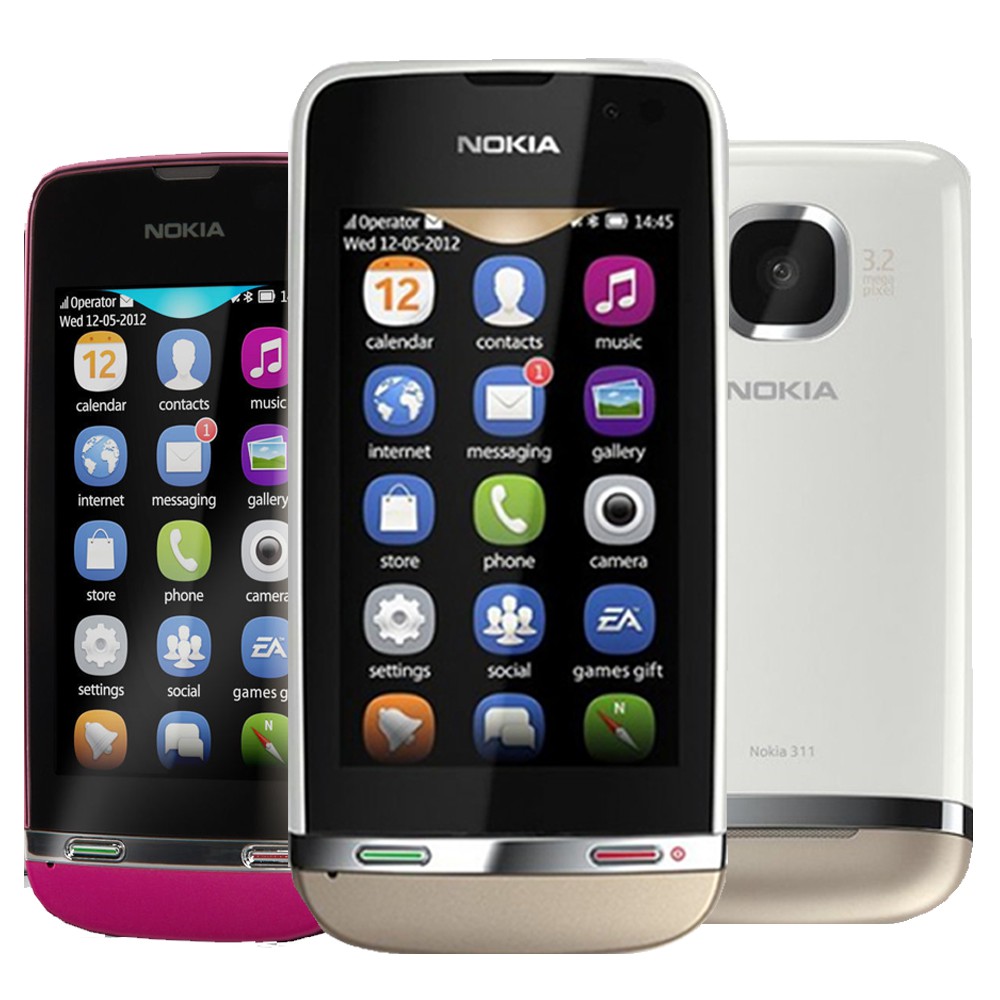 [ CLEARANCE ] Original Nokia Asha 311 3.0 Inches Malaysia MY Set Micro USB  Mini SIM Offer Sale Promotion Deal Direct