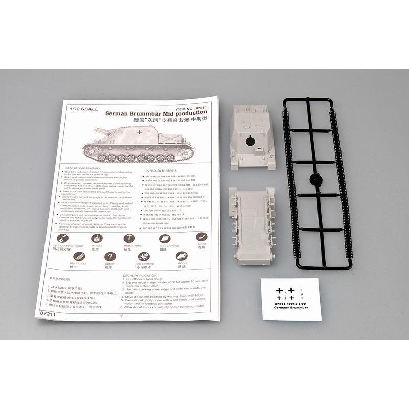 Trumpeter 1//72 07211 German Brummbar Mid production