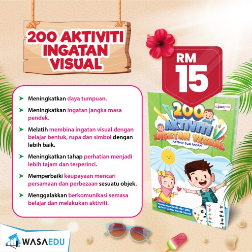 200 Aktiviti Ingatan Visual Sesuai Untuk Kanak2 Dari Usia 4 Tahun Dalam Meningkatkan Ingatan Jangka Masa Pendek Shopee Malaysia