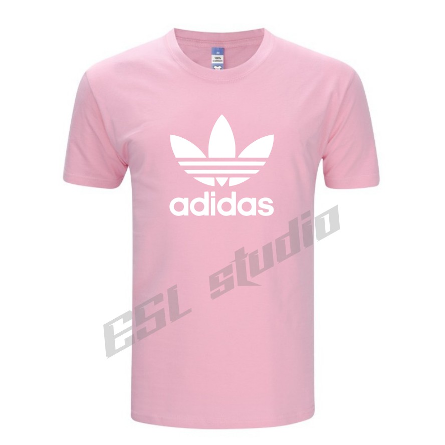 adidas mens pink shirt