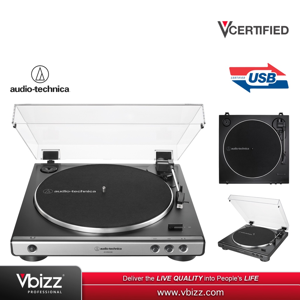 AUDIO TECHNICA ATLP60XUSB USB Fully Automatic Wireless BeltDrive