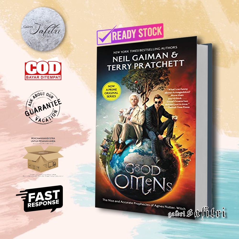 Good Omens Terry Pratchett And Neil Gaiman Shopee Malaysia 8835