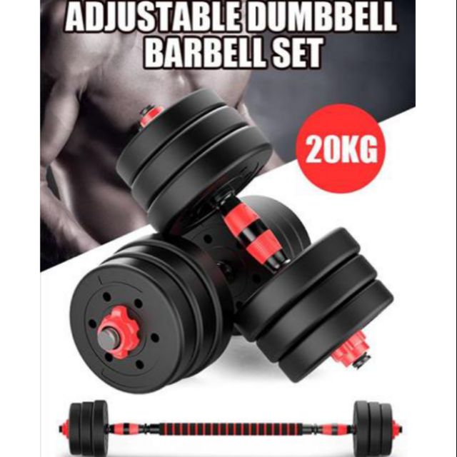 Set dumbbell and barbell Shopee Malaysia