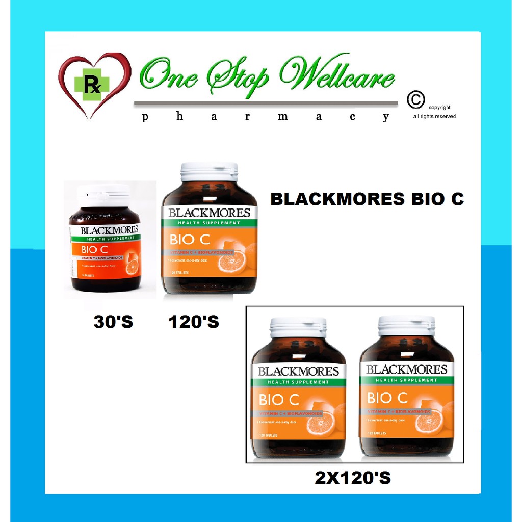 Blackmores Bio C Vitamin C Bioflavonoids 30 S 1 S 2x1 S Shopee Malaysia