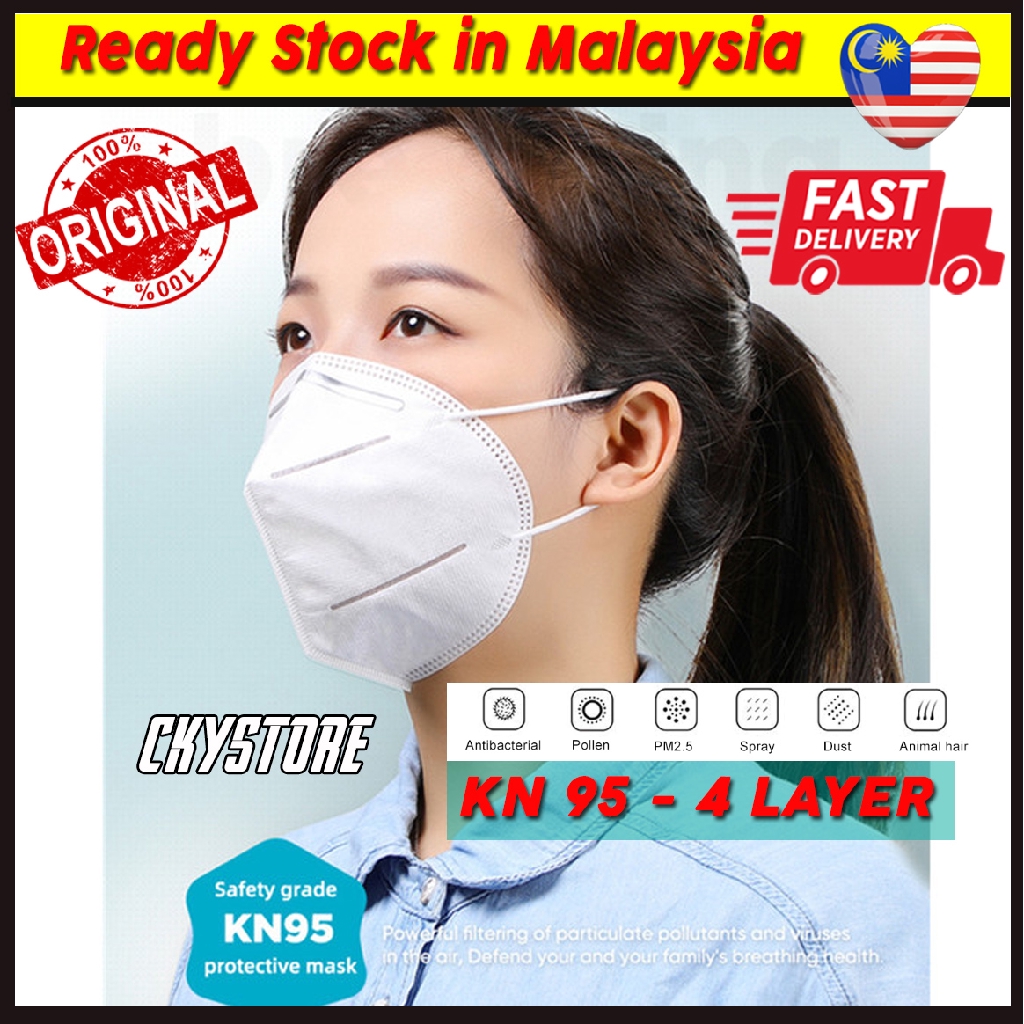 ( READY STOCK) ORIGINAL Joyroom 4 layer KN95 Protective Face Mask PM2.5
