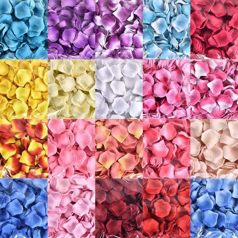 300Pieces Wedding Rose Flower Petals Artificial Flower Rose Fake Petals