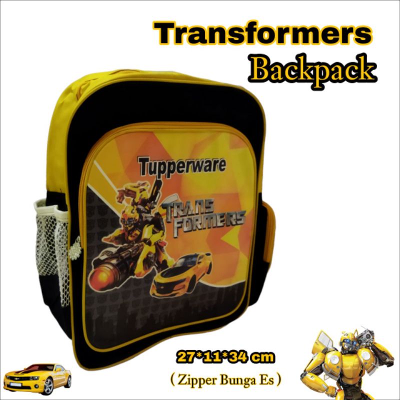 Transformers Backpack (Ice Flower Zipper) | Shopee Malaysia