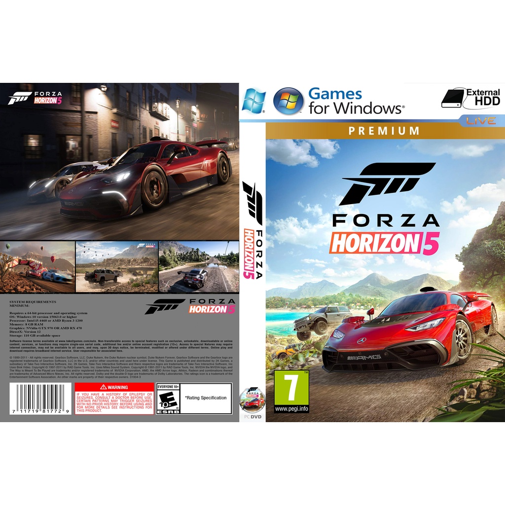 Forza Horizon 5 Premium Edition PC GAME Offline [Pendrive INSTALLATION] Shopee Malaysia