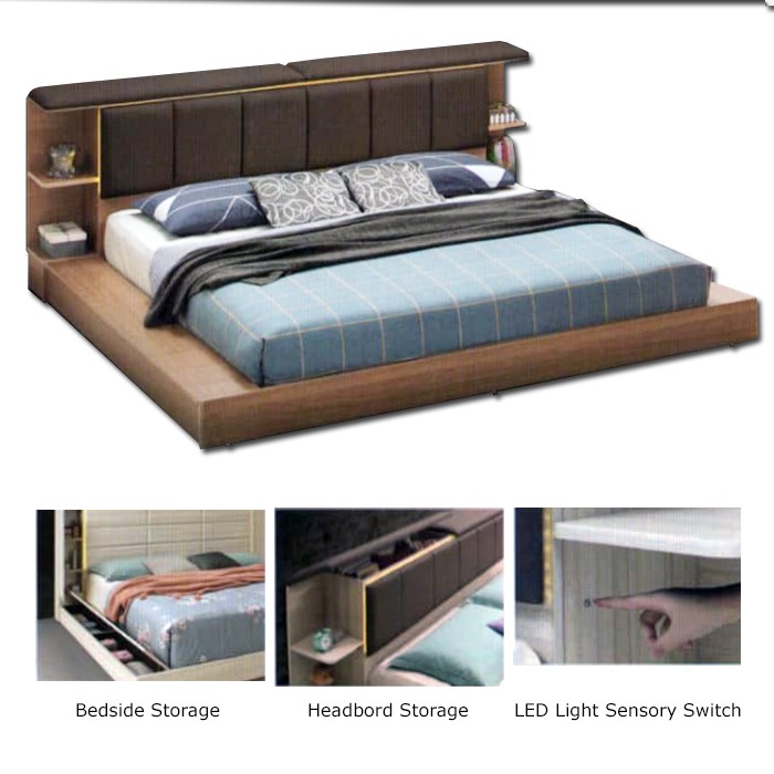 Amanda Japanese Platform Bed Frame With, Japanese Style Platform Bed King