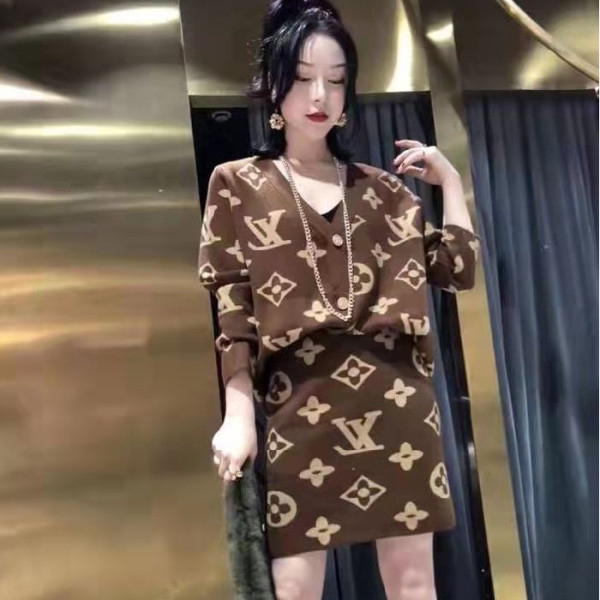 lv sweater dress