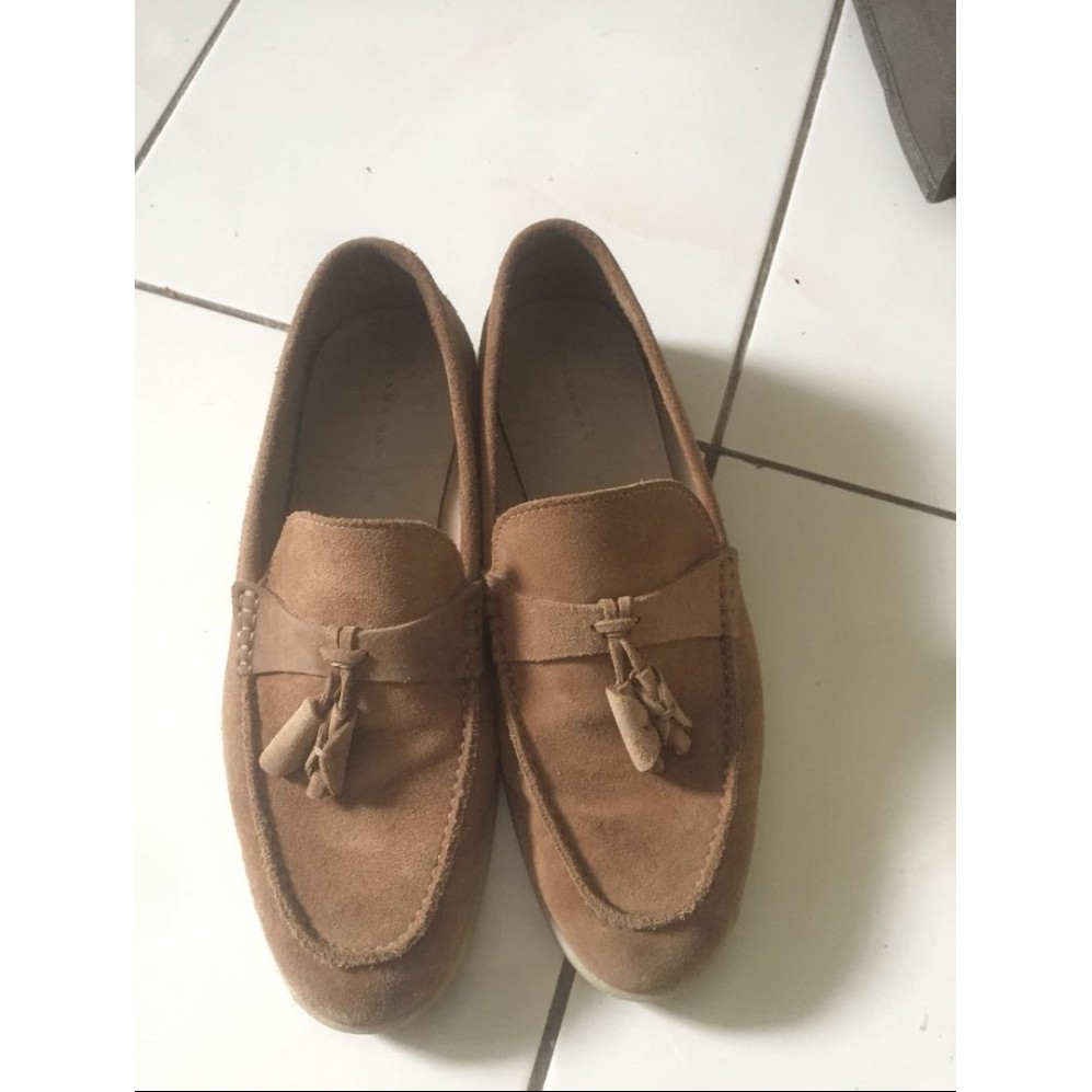 zara man moccasins