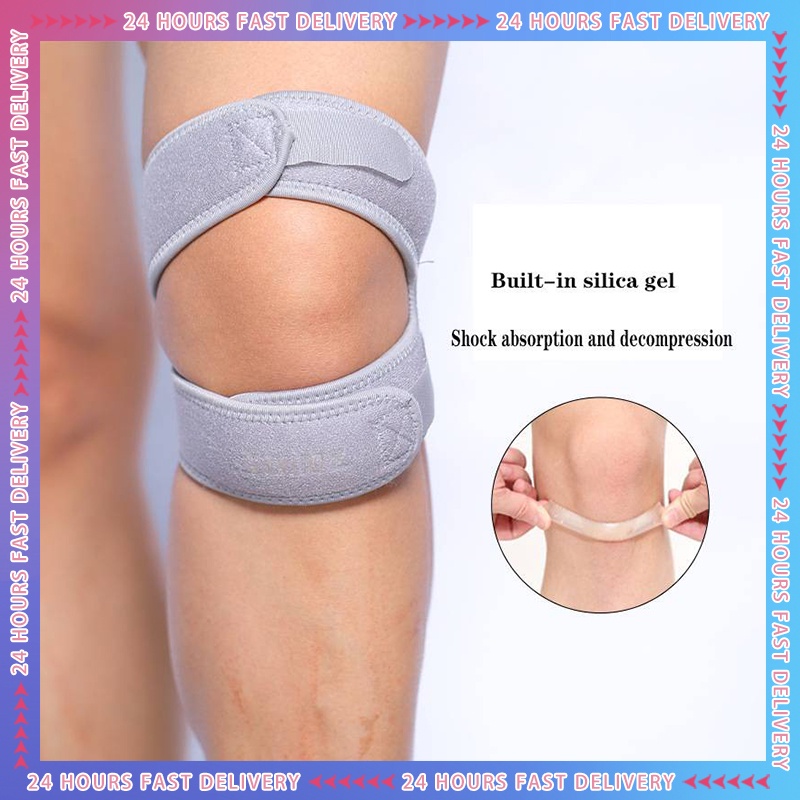 Athesoo 1PCS Patella Knee Strap Knee Pad Belt Brace Support Guard Safety Band Running Basketball Riding Protective Gear