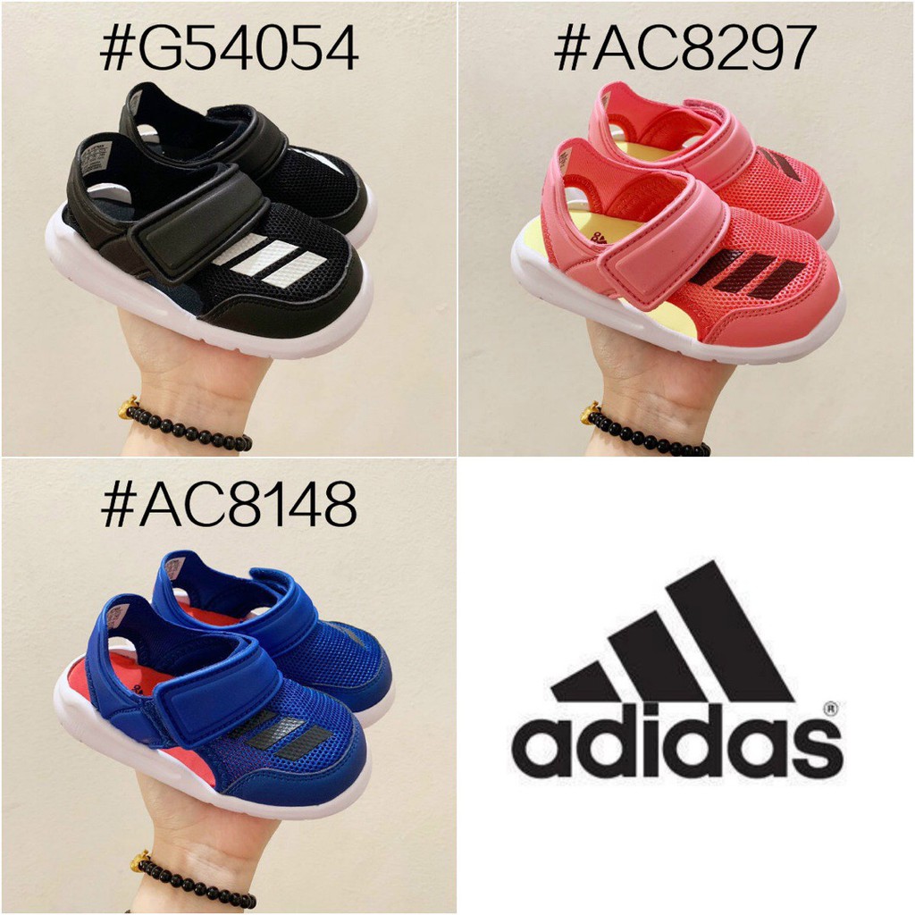 Ready Stock * Adidas clover new seahorse mesh Kids sandals | Shopee Malaysia