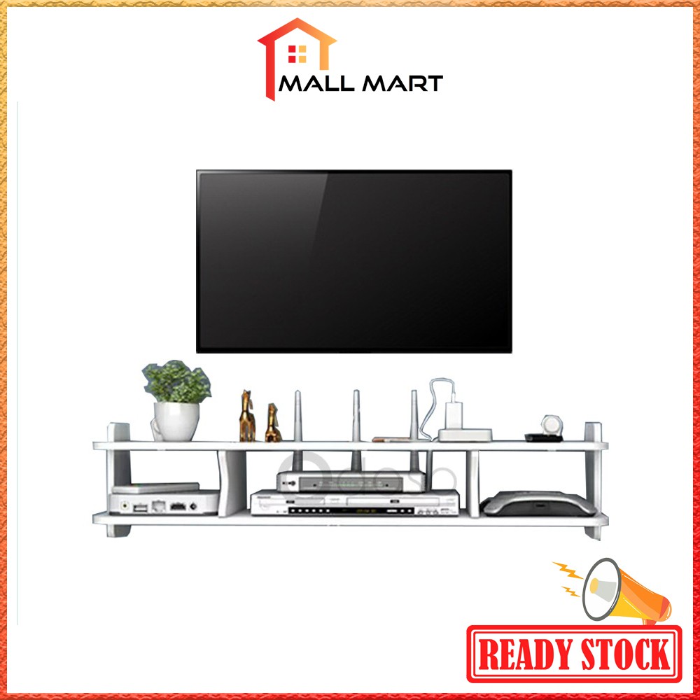 MallMart MWF020 TV Wall SetTop Box Rack Router Storage Box for TV Rack