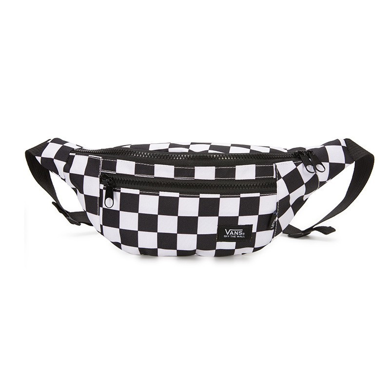 checkerboard bum bag vans