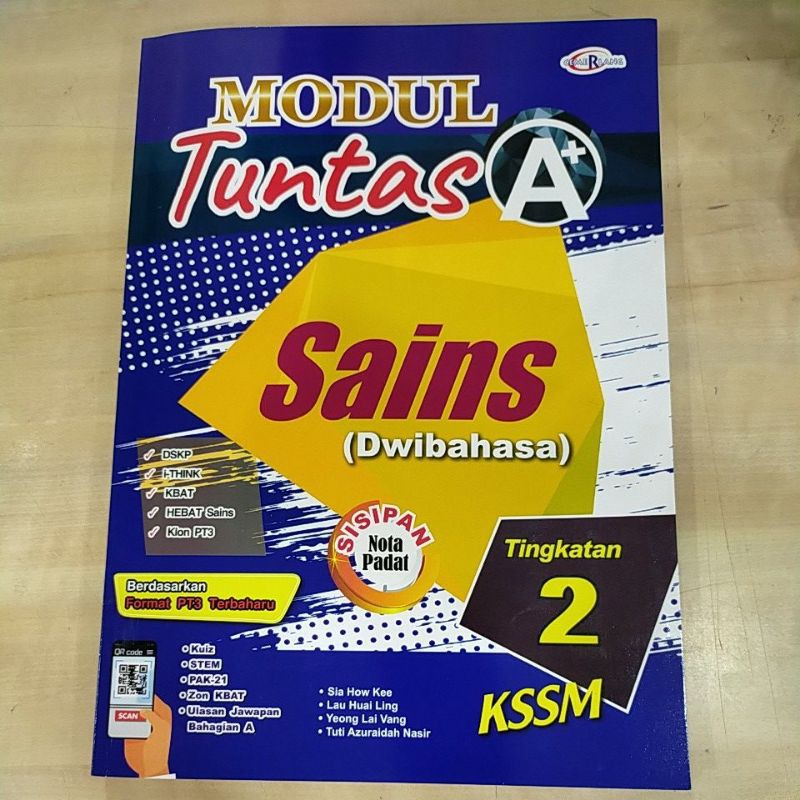 Modul Tuntas A+ Sains Dwibahasa Tingkatan 2  Shopee Malaysia