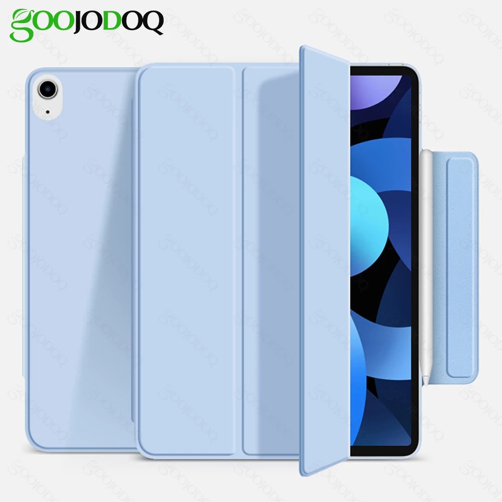 Goojodoq For Ipad Air 4 Case For New Ipad Air 10 9 2020 Case For Ipad Pro 11 2020 2018 Case Magnetic Cover Support Wireless Charger Shopee Malaysia