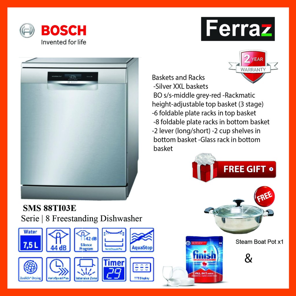 bosch serie 8 activewater 60 dishwasher