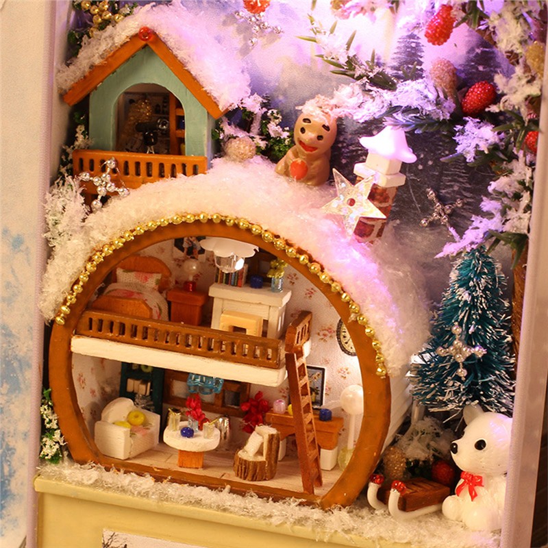 Miniature Dollhouse Tin Box 3d Diy Doll House Box Decoration Toy