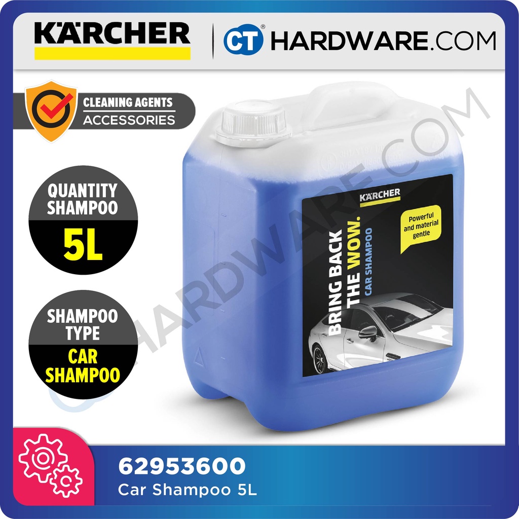 KARCHER 62953600 CAR SHAMPOO 3in1 [ 5L ] VEHICLE CLEANING & CARE AGENTS