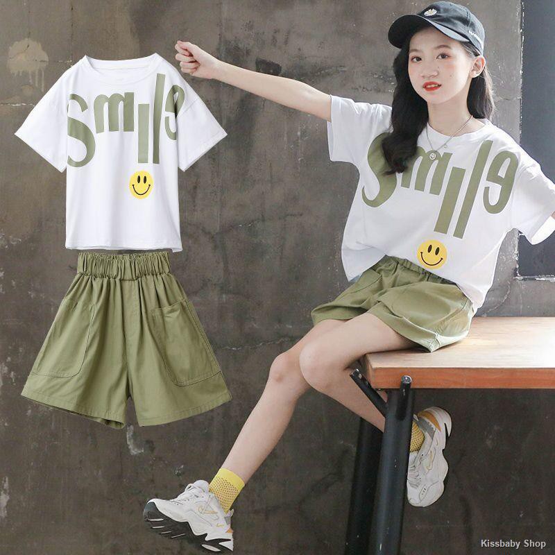 2pcs Baby Girls Summer Western style Cuhk child short sleeves Shorts Outfits