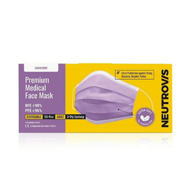 Neutrovis Premium Medical 3 ply mask For sensitive skin (2 DAYS PROMO
