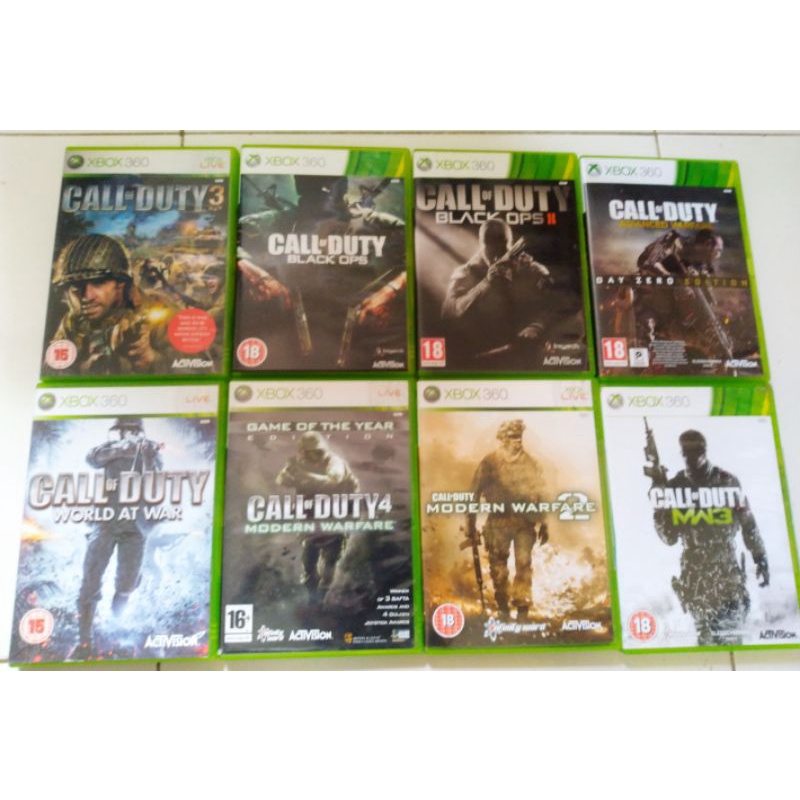 explotar Fantástico Betsy Trotwood Original Xbox 360) Call of Duty 3, World at War, 4, Modern Warfare 2, 3,  Advanced Warfare, Black ops 1, 2 | Shopee Malaysia