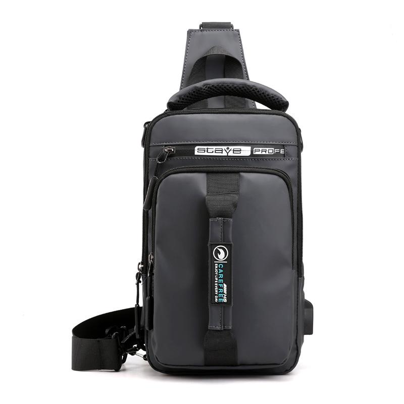 LABER LEE Men Crossbody Bag Nylon Multi-Functional Casual Backpack ...