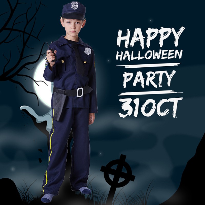 children's dress up policeman