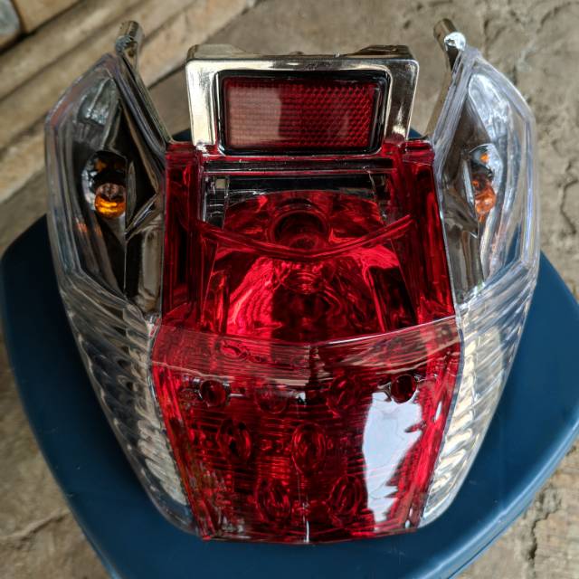 Old Honda Supra X 125 Stop Lamp Supra X 125 Rear Brake Light Full Plus Bulb Lamp Fittings Shopee Malaysia