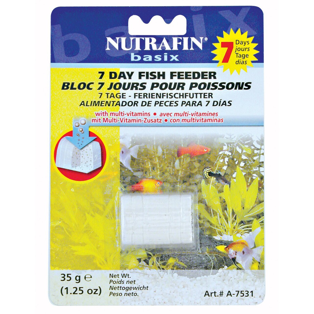 Nutrafin Basix 7days Fish Feeder 35g Shopee Malaysia