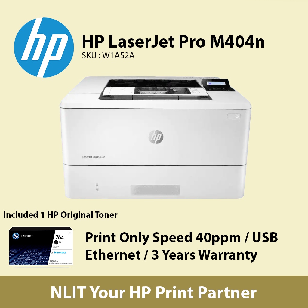 HP LaserJet Pro M404n (W1A52A) Shopee Malaysia