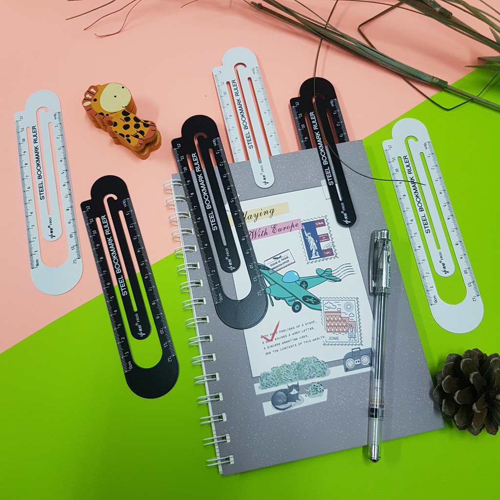 Steel Bookmark Ruler / Pembaris Bookmark Besi | Shopee Malaysia