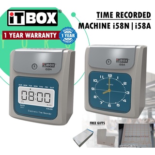 iTBOX Time Recorder i58N i58A | Punch Card Machine | Attendance Machine | Mesin Kehadiran | Mesin Punch Card |