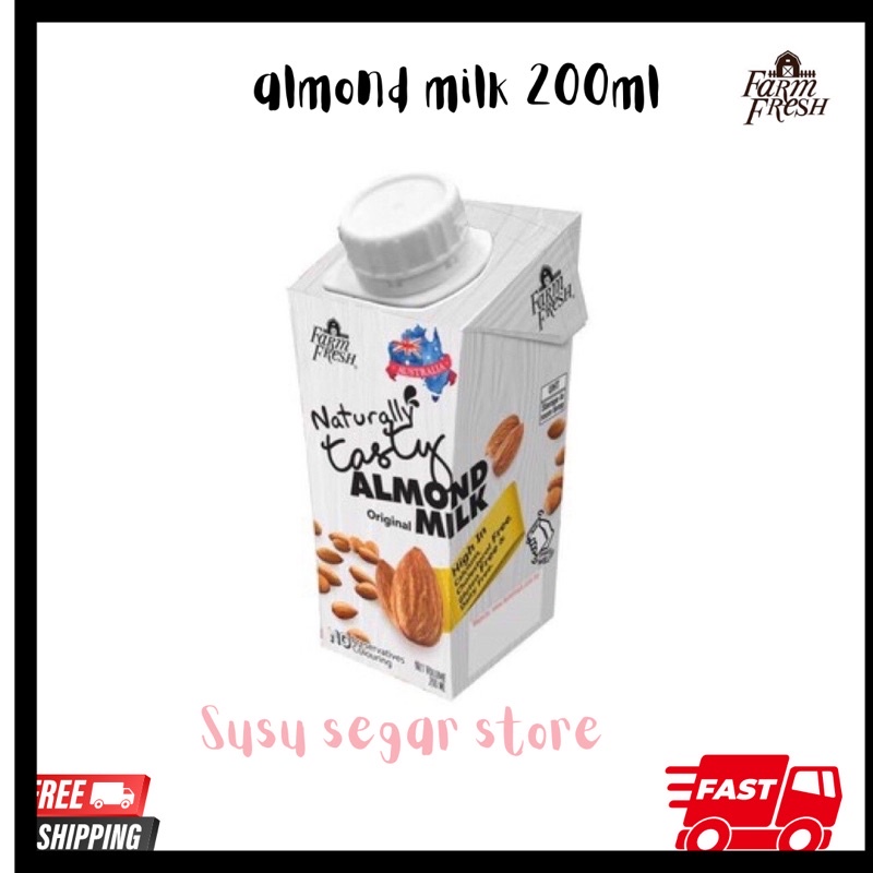 UHT ALMOND MILK 200 ML PCS Shopee Malaysia
