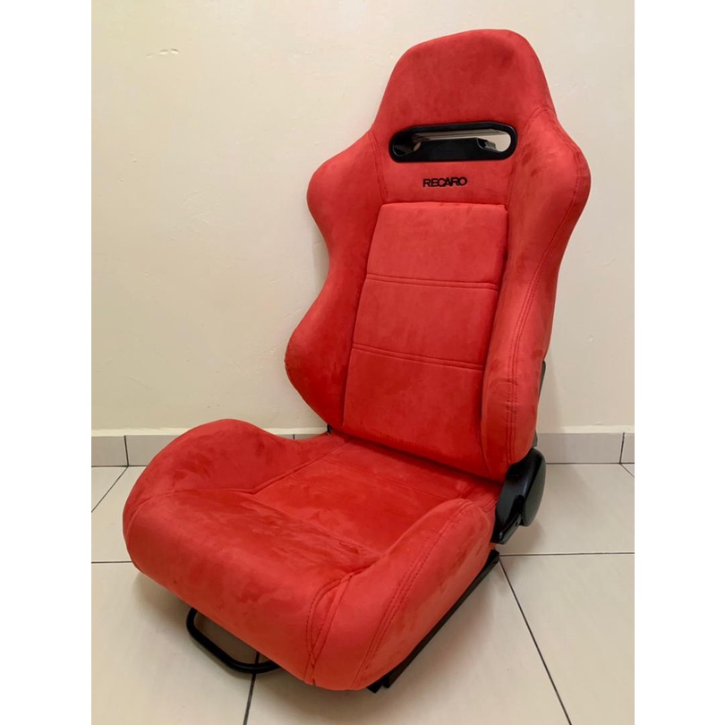 SEAR SEMI BUCKET RECARO EVO FULL RED NO RAILING (1PAIR