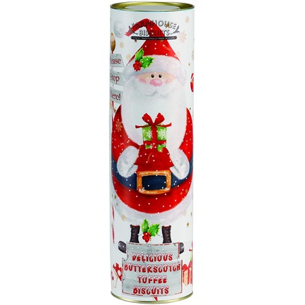 Farmhouse Biscuits Giant Gift Tube 200G, Butterscotch Toffee Biscuits/Chocolate Chunk & Orange Biscuits/Choc Chips [UK]