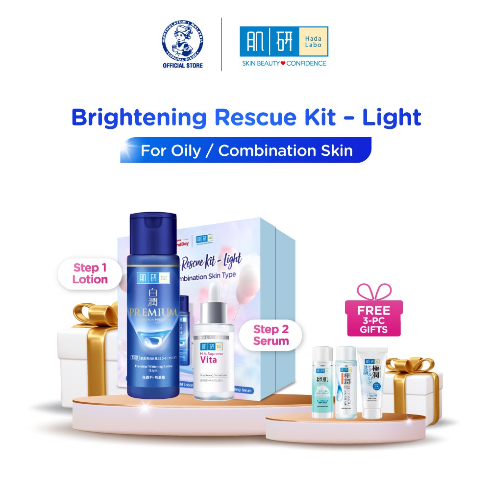 Hada Labo Brightening Rescue Kit Light For Skin