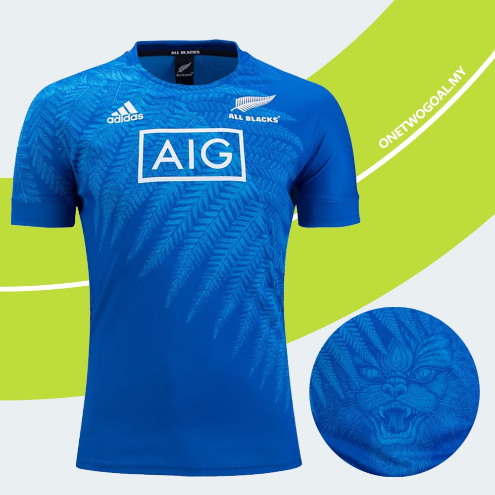 blue all black jersey