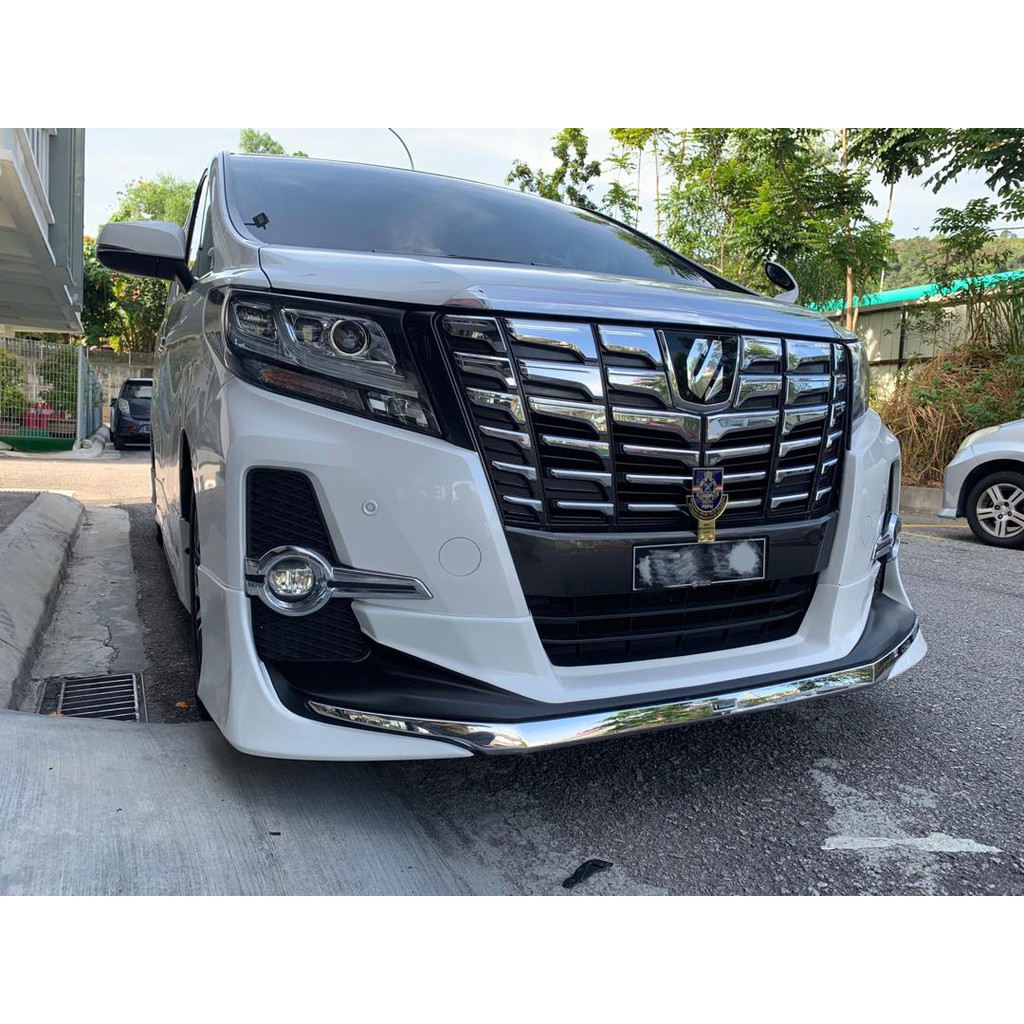 15 17 Toyota Alphard Sc Agh30 Modelista Aero Bodykit Skirt With Oem Paint Shopee Malaysia