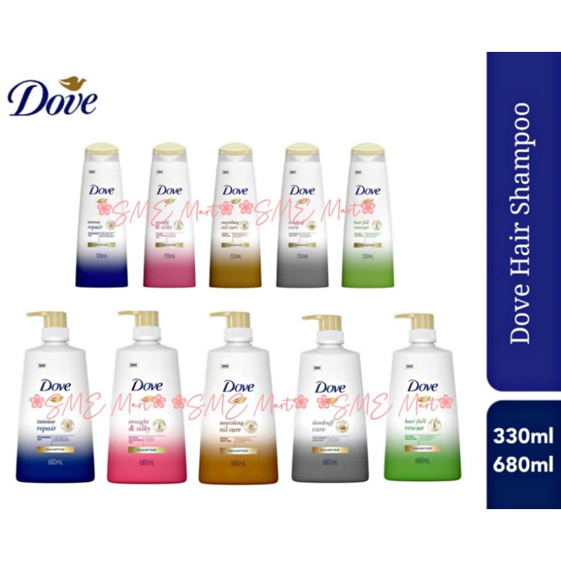 Dove Nutritive Solutions Shampoo 330ml 680ml Shopee Malaysia 3246