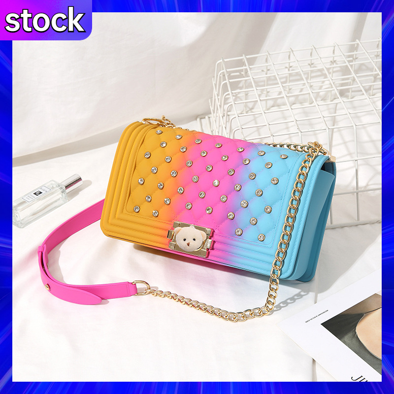 warehouse rainbow bag