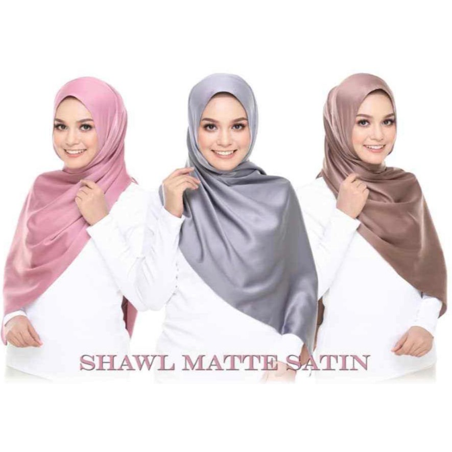 shawl satin matte