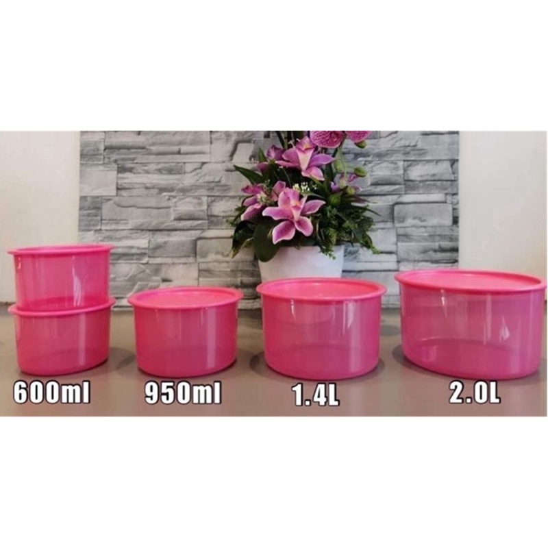 Tupperware One Touch Topper / Canister - 600ml/950ml/1.25L/2L/3L/4.3L/8.6L/  Bekas makanan ringan/ Bekas Keropok/ Milo | Shopee Malaysia