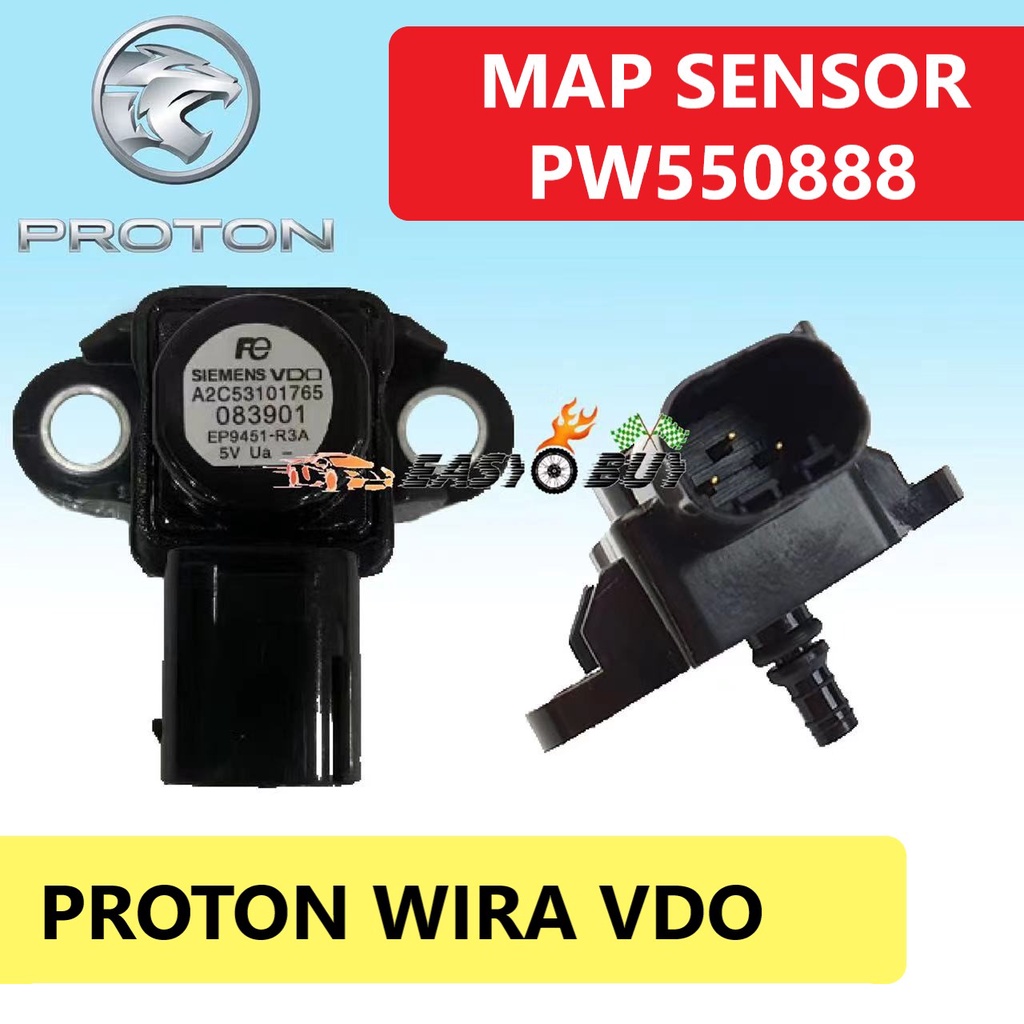GENUINE PROTON Map Sensor Proton Wira Satria 1.3L 1.5L 4G13 4G15 VDO