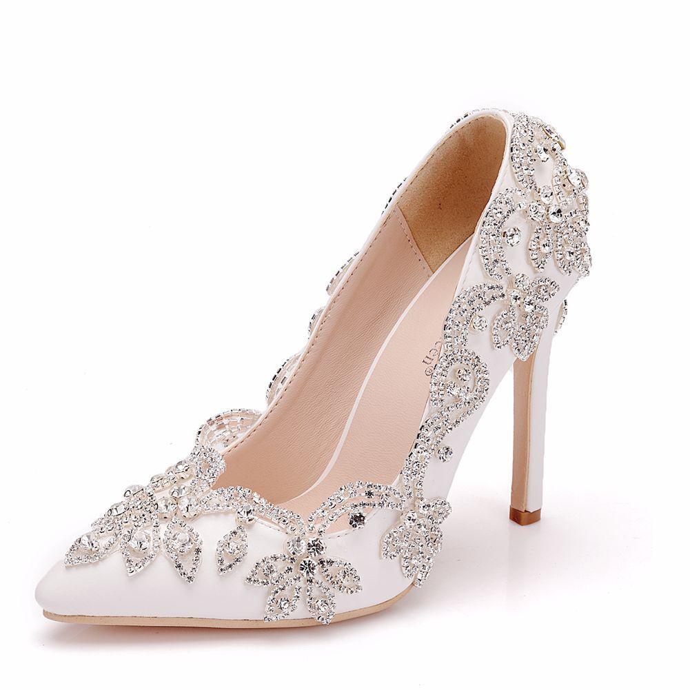 rhinestone pumps