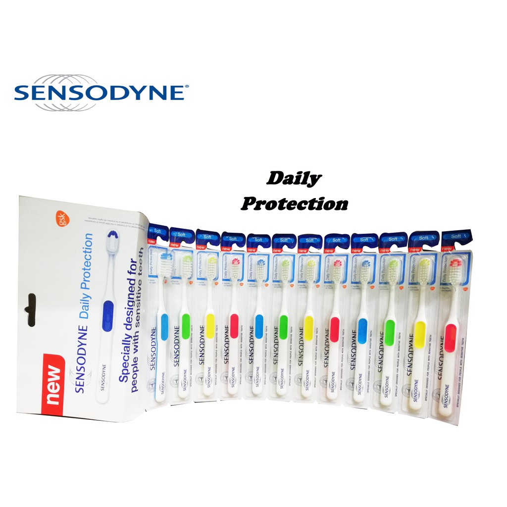 Sensodyne Toothbrush Daily Protection Soft Shopee Malaysia