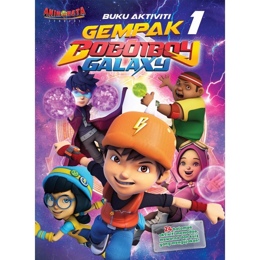 Buku Aktiviti Gempak BoBoiBoy  Galaxy  1 BBB BoBoi Boy  