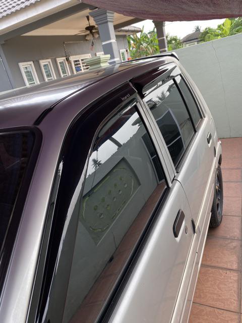 Perodua Kancil Mugen Style Acrylic Door Visor Wind 